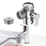 1 Pcs 3 Way Shower Diverter Valve M22 X M24 Tap Adapter for Dishwashers Washing Machines Shower Nozzles in Kitchen Sink Tap and Bathroom Ordinary Shower Hoses or Water Supply Hoses