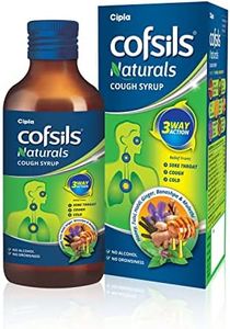 Cipla Cofsils Naturals Cough Syrup | 100ml (Pack of 3) | Relief from Cough, Sore throat & Cold | Natural Ingredients, Non Drowsy
