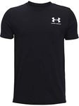 Under Armour Boys' UA Sportstyle Left Chest SS, Boys' Sports Shirt, Lightweight and Quick-Drying Running Top