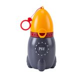 Toddmomy Pee Bottle for Kids Travel Urinal Portable Potty Pee Cup for Girl Child Toddler Baby Urinal Emergency Toilet for Car Travel Road Trip Essentials Camping Orange