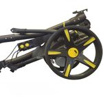 For Pro Rider Golf Electric Trolley Black/Yellow Sports Wheels per Pair