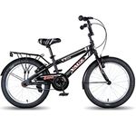 Vaux Excel 20T Cycle for Boys & Girls with Steel Frame, Bicycle for Kids 5-8 Years Age with,V-Brakes, Alloy Rims, Cycle for Kids with Height 3ft 6inch+ (Black)