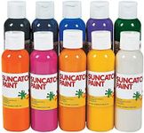 Fun Express Glass Paint Set of 10 - Stained Glass Paints for Glass Painting & Suncatcher Supplies | Window Paint Art Kit for Kids Ages 4-8 | Arts and Crafts Supplies for Girls 8-12 | 4oz Bottles