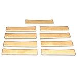 9Pcs Guitar Brass Radian Fret Inser