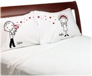 Cute Heart Bouquet for Boyfriend/Girlfriend Pillowcases Valentine's Day Gift - Couple Anniversary Pillow Cover L8