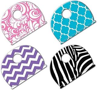 Lucky Line Designer Pattern Key Identifier Caps, 4 Pack (16304)