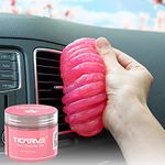 TICARVE Keyboard Cleaning Gel Car Cleaning Gel Putty Slime Cleaner Universal Dust Cleaner for Car, Laptop, Printer, Camera (Red)