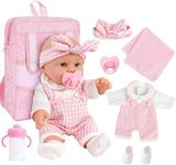 DONTNO 12 Inch Baby Doll with Cloth