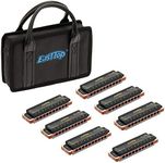 East top Harmonica Set of 7, 10 Hol