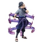 Banpresto Sasuke Uchiha II Naruto Shippuden Action Figure - Effectreme 15 cm BP88947P Multicolor - Collectible Figure Ideal for Anime Fans