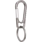 AIIKEE Titanium Heavy Duty Keychain Carabiner, EDC Key Clip Anti-Lost Quick Released Backpack Hook, Car Keychain Clip, Belt Loop Clip, Outdoor Camping Keyring(Silver