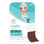 Wellbeing Nutrition Frozen Elsa Melts | Vitamin B12, D3 & K2 for Kids (6+) | Supports Bone & Muscle Health, Cognitive Development & Energy, Heart Health | Exotic Mango Flavor (30 Oral Strips)