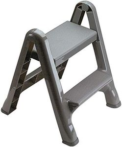 Rubbermaid Commercial Products FG420903 Two-Step-Folding Stepstool (300-Pound Load Capacity, 22-7/8-Inches x 21" Depth x 18-7/8-Inches)