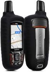 kwmobile Case Compatible with Garmin GPSMAP 64 / 64s / 64st - GPS Handset Navigation System Soft Silicone Skin Protective Cover - Black