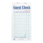 Royal Green Guest Check Paper, Carbonless with 17 Lines, 2 Part Booked, Case of 50 Books