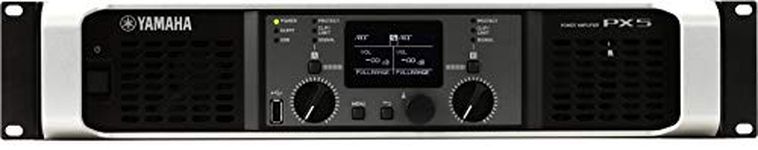 YAMAHA PX5 Power Amplifier,2-channel Power Amplifier, 800W, with EQ, Filter, Crossover, Delay, and Limiter Functions