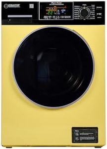 Equator All-In-One Washer-Dryer 1.9cf/18lb 1400RPM 110V Yellow/Black