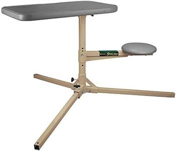 Caldwell Stable Table with Ambidextrous Design, 360 Degree Rotation and Weatherproof Synthetic Top and Seat for Outdoor, Range, Shooting and Cleaning