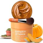 Pumpkin Spice Clay Enzyme Facial Mask | Removes Pimples, Minimizes Pores, Blackheads, Wrinkles, Breakouts | Hydrates, Tightens, Brightens | Organic Pumpkin Seed Oil Dermal Body Purifying | 50g