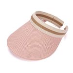 MK MATT KEELY Women Large Brim Beach Straw Golf Sun Hat Summer Cap Pink