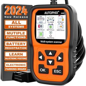AUTOPHIX 5900 Multi-Systems Scanner Diagnostic Scan Tool Professional OBD2 Scanner Code Reader Compatible with BMW MINI with ABS/Transmission/BMS/PCM/EPB/SAS/Oil Reset Battery Registration