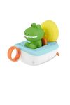 Skip Hop Baby Bath Toy Croc The Boat 3-Piece Set, Zoo