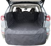 snugcubby Dog Cargo Liner for SUVs and Cars, 55 inchesx91 inches Dog Vehicle Cargo Cover with Side Walls Protectors & 2 Pockets Washable Pet Cargo Cover Anti-Scratch Dog Car Seat Cover for Trunk