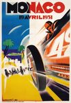 AV32 Vintage 1931 Monaco Grand Prix Motor Racing Advertisement Poster Re-Print - A1 (841 x 610mm) 33" x 24"