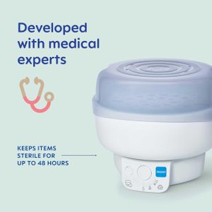 MAM Electric Bottle Steriliser and Warmer – Fast Baby Bottle Heating