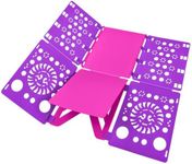 BoxLegend Version 3 Shirt Folding Board t Shirts Clothes Folder Durable Plastic Laundry folders Folding Boards Helper Tool for Adults and Children (Purple)