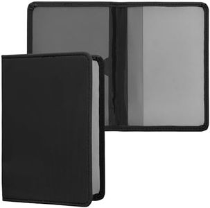 kwmobile Registration and Insurance Holder - Car Document Holder for Vehicle Documents and Cards - Neoprene - Black
