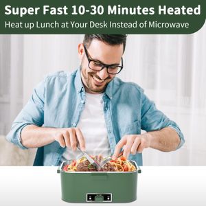 SOOOEC Electric Heated Lunch Box 1.8L – Portable Food Warmer