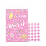 Gush Beauty Acne Pimple Patch | 20 Hydrocolloid Patches with Tea Tree Oil | For Active Surface Acne | Reduces Acne, Pimples & Excess Oil Overnight | (Pink Flower, Pack of 2)