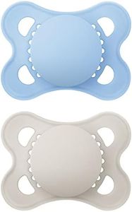 MAM Original Matte Pacifier (2 pack, 1 Sterilizing Pacifier Case), Pacifiers 0-6 Months, Baby Boy Pacifier, Best Pacifiers for Breastfed Babies, Sterilizing Storage Case