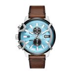 Diesel Men Chronograph Quartz Watch with Leather Strap DZ4656