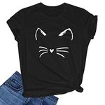 LOOKFACE Women's Cute T Shirt Junior Tops Teen Girls Graphic Tees