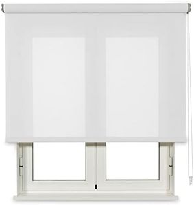 VIEWTEX | Estor Enrollable Traslúcido Cotton (Algodón Reciclado) Blanco 220 X 250 | Estores para Puertas y Ventanas | Fabricado en España | Garantia 5 años
