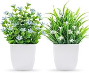 Der Rose 2 Pack Fake Plants Small, 