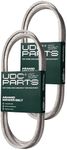 UDC Parts Belts Rebuild Kit Deck 197253 + Drive 405143 / Fits Husqvarna YTH22V42 YTH2242 YTH20K46 LT2223A2 PB18VA46 Poulan PB185A46LT PB18VA46
