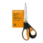 Fiskars 8-Inch Razor-Edge Softgrip Bent Scissors