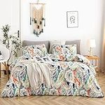 YuHeGuoJi Boho Paisley Duvet Cover 