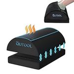 QUTOOL Foot Rest for Under Desk, Ergonomic Office Foot Rest, Foot Stool,Footrest Cushion, Adjustable Desk Footrest, Footrest Under Desk for Car, Home, Office and Gaming