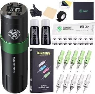 Dragonhawk Wireless Tattoo Pen Kit – Rotary Machine, Complete Set