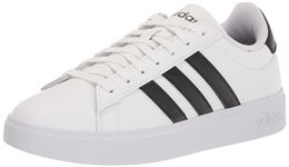 adidas Men's Grand Court 2.0, White/Black/White, 10