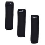 Cosmos Pack of 3 Black Color Extra Thick 5MM SBR Neoprene Luggage Handle Wrap Handle Grip Luggage Identifier for Travel Bag Luggage Suitcase