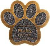 Docvania Pet Memorial Stone Plaque Pet Headstone,Customize Indoor/Outdoor Garden Plaque Grave Markers with Pet Name,Personalized Cat Dog Memorial Plaques,Loss of Pet Sympathy Gift-Acrylic Material