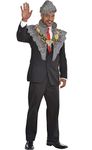 SUIT YOURSELF Coming to America Prince Akeem Costume Accessory Supplies for Adults, Include a Hat, Stole, and Necklace