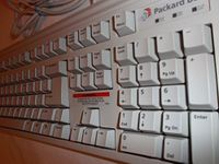 Packard Bell 5131C 101-keys PS/2 Keyboard - Has two legs