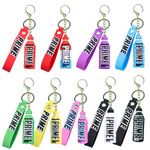 LUFEIS Prime Drink Bottle Keychain, 9 Pack 7cm Large Prime Drink Bottle Style Metal/Rubber Keychain/Keyring for Men and Women, Drink Bottle Design Key Pendant for Bags, Wingmirrors, Keysets and More