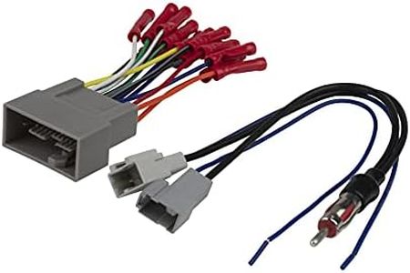 SCOSCHE HA1AA2B Compatible with Select 2008-Up Honda Vehicles Wire Harness & Antenna Adapter Bundle